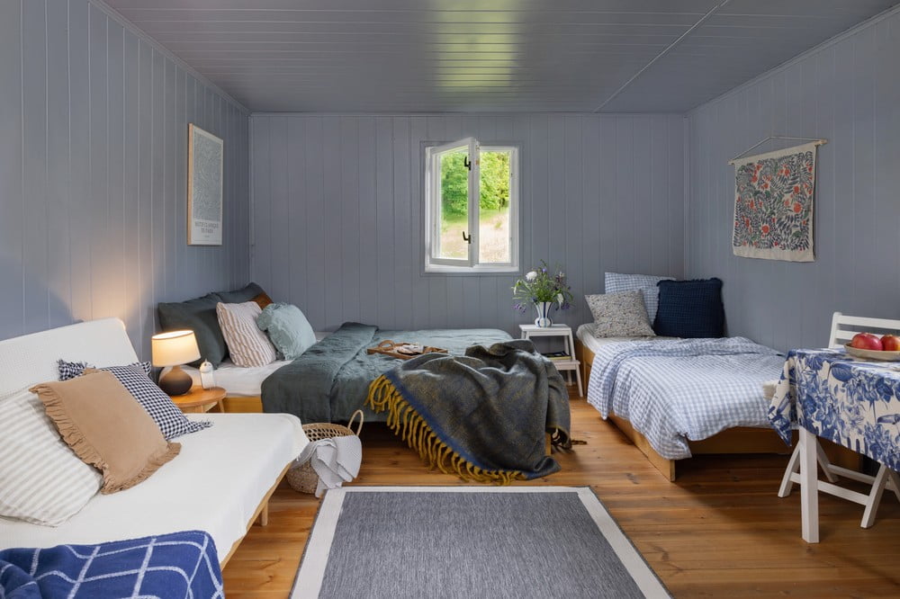 Inspiratsioon: Magamistuba, Rustikaalne stiil, Tekstiil