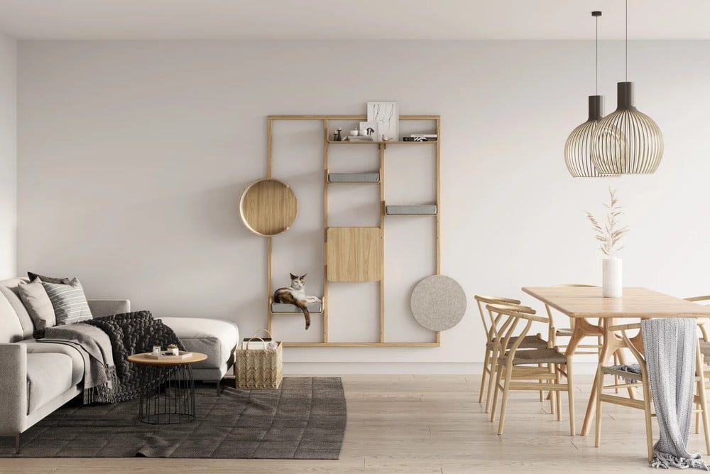 Inspiratsioon: Elutuba, Lemmikloomad, Skandinaavia stiil