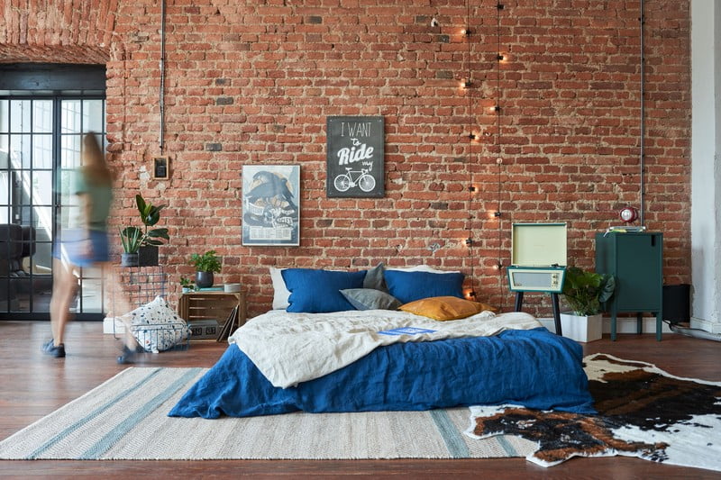 Inspiratsioon: Magamistuba, Tööstuslik stiil, Industriaalne stiil